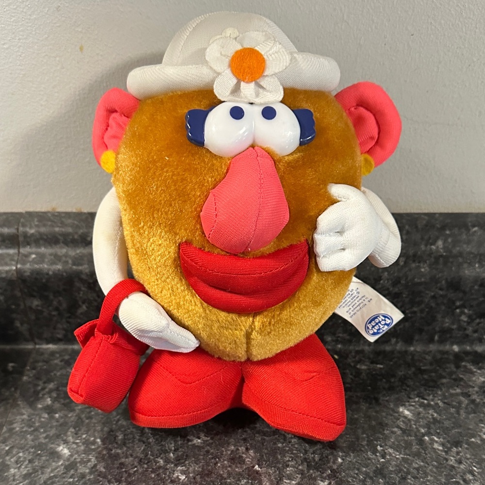 1999 Nanco Hasbro Mrs. Potato Head 8" Plush Stuffed Animal